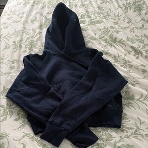 TNA Cropped Hoodie Navy Blue XXS
